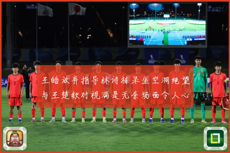 王皓放弃指导林诗栋呆坐空洞绝望与王楚钦对视满是无奈场面令人心赛场解读